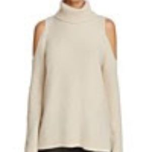 Sanctuary Cold Shoulder Turtleneck Sweater